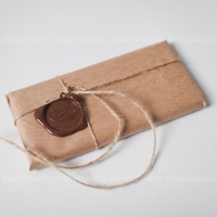 Шоколад с логотипом 100 гр 42% с сургучной печатью