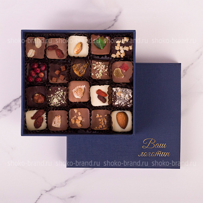 Ассорти квадратных конфет 20 шт