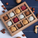 Набор шоколадных трюфелей ручной работы 12 шт Набор шоколадных трюфелей ручной работы 12 шт