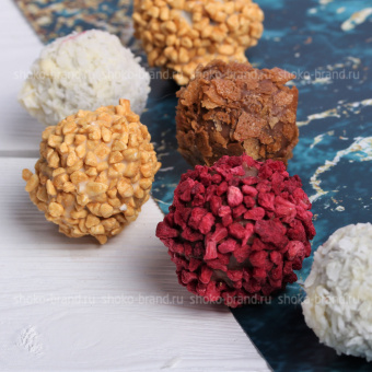 Набор шоколадных трюфелей ручной работы 12 шт