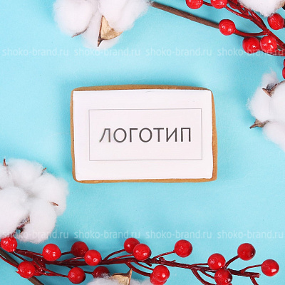 Пряник с логотипом Прямоугольник