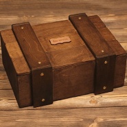 Деревянная коробка ручной работы, как отличный вариант упаковки.