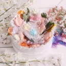 Букет в шляпной коробке