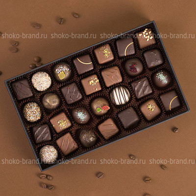 Ассорти трюфелей и нарезных конфет 28 шт